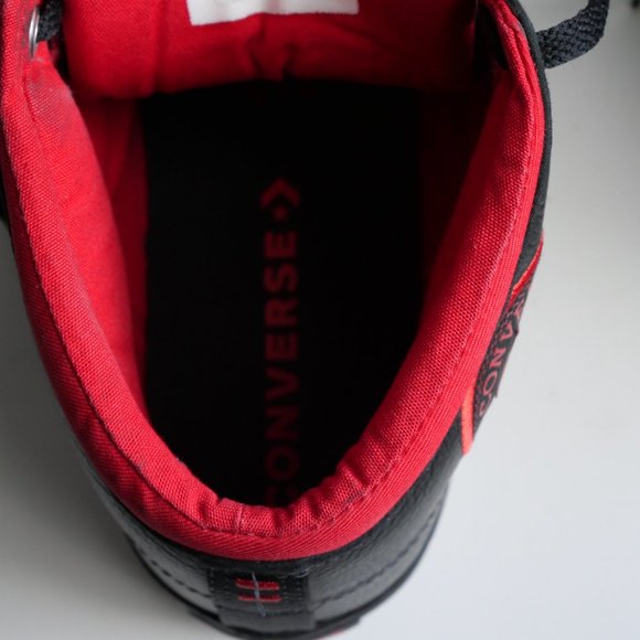 Converse - Black/Red - Men's Size 8 - Picture 9 of 14